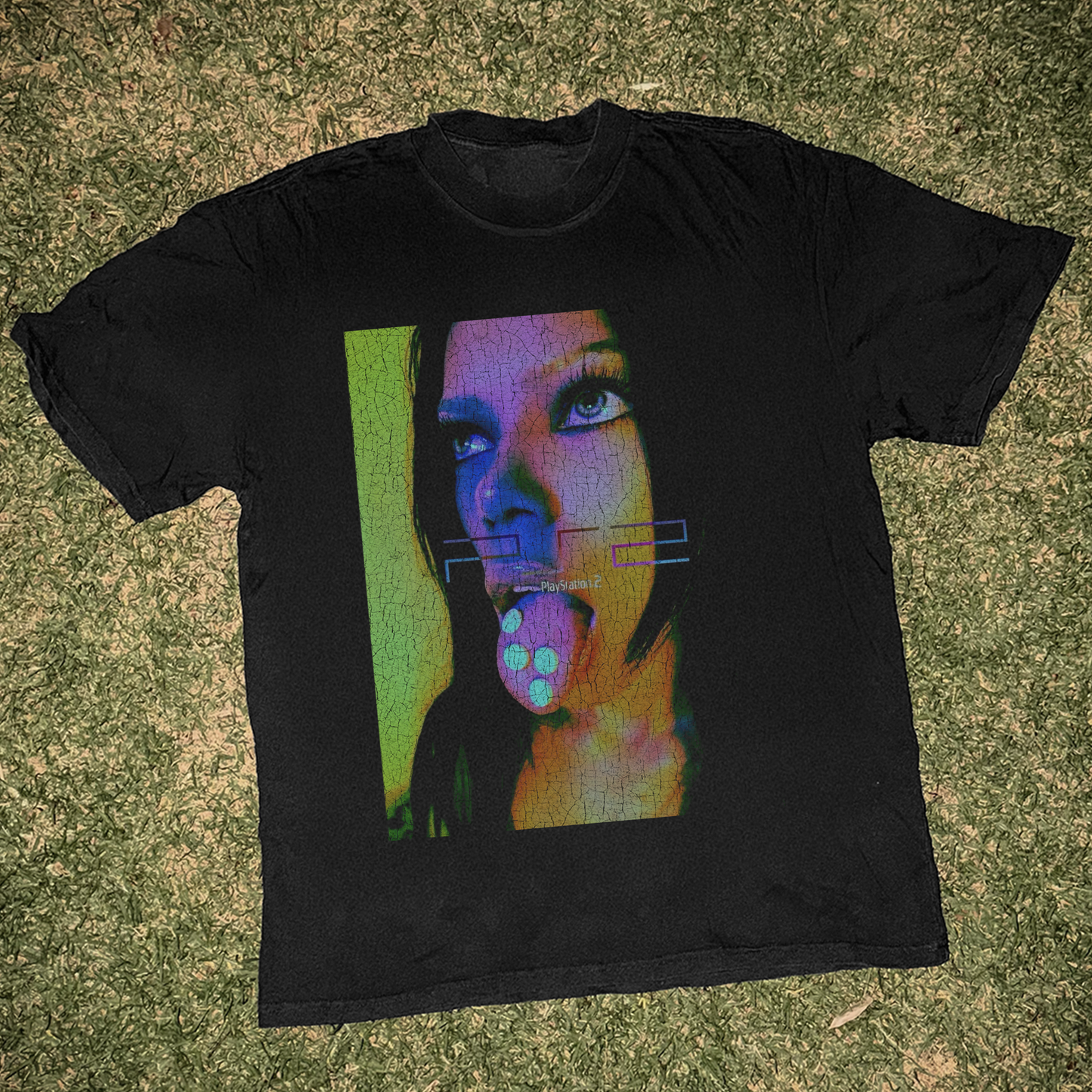2000s PS2 Vintage Ad Graphic T-Shirt