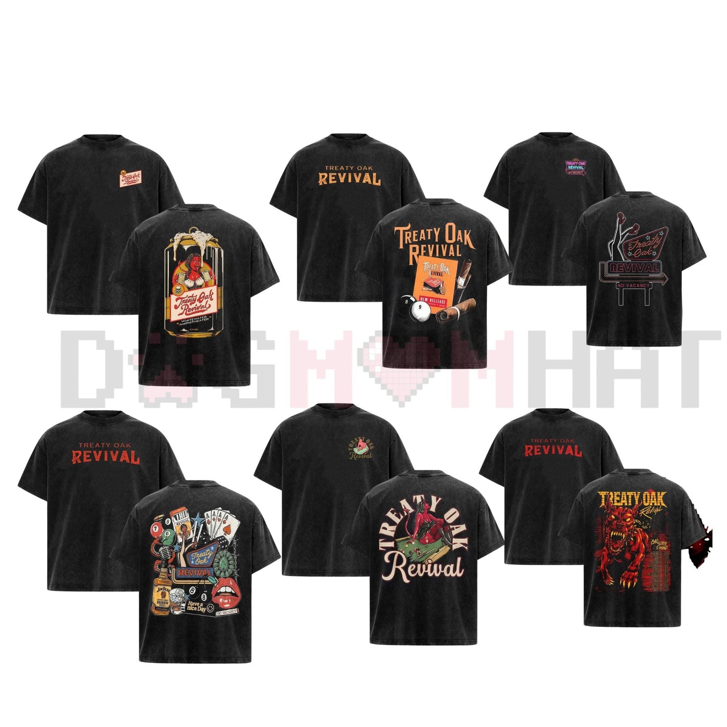 Treaty Oak Revival Retro Band Graphic T-Shirt