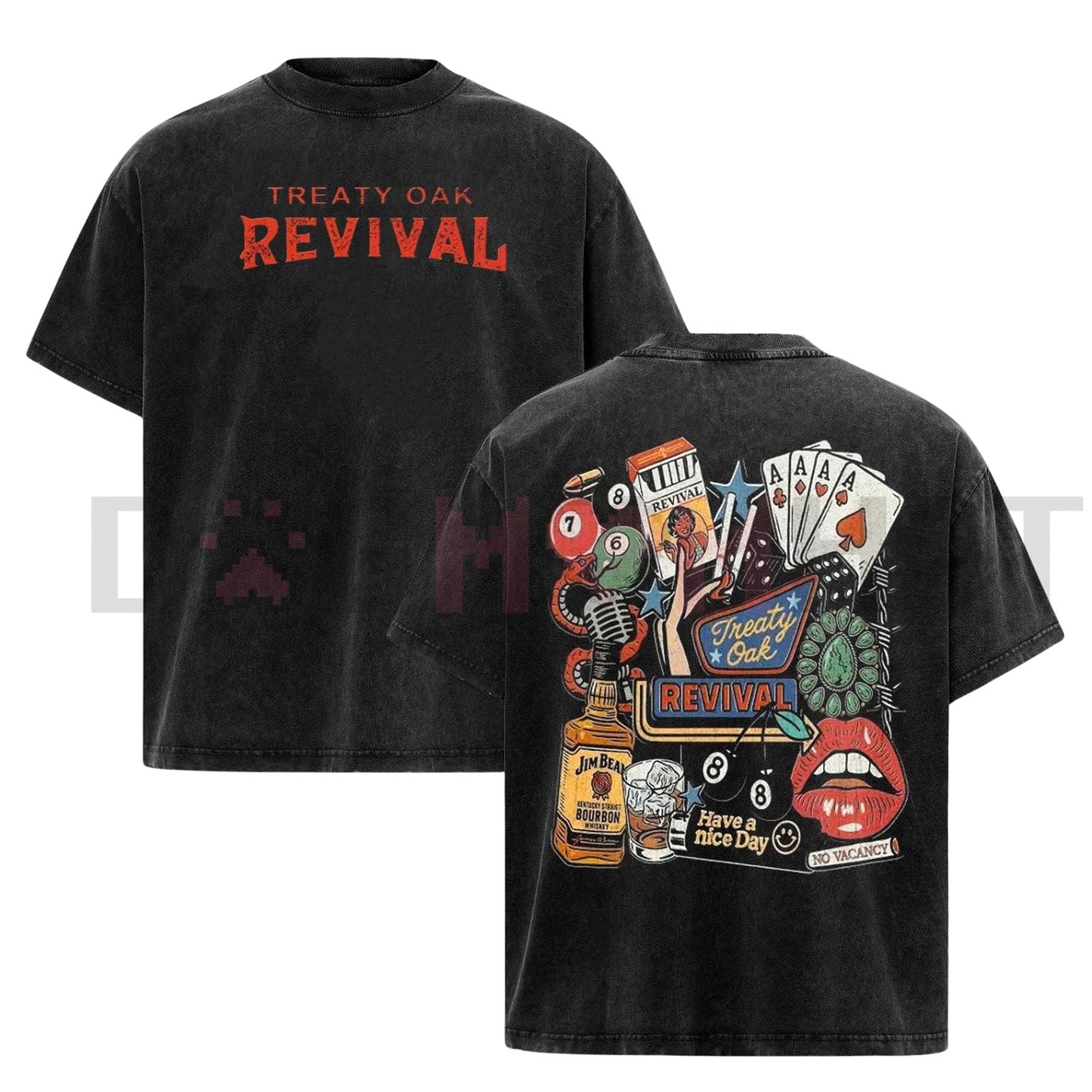 Treaty Oak Revival Retro Band Graphic T-Shirt