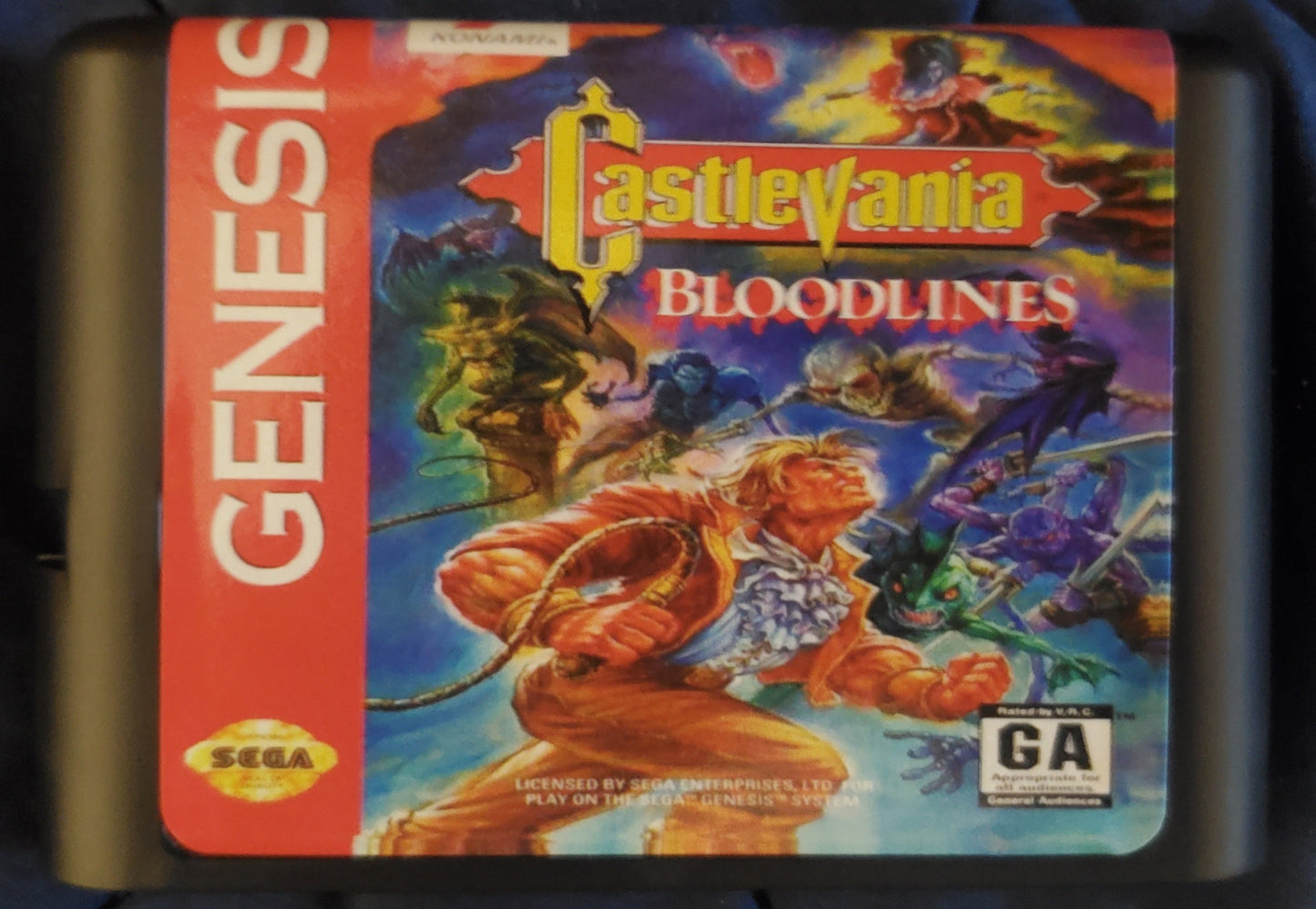 Sega Genesis Mega Drive Video Game Cartridges