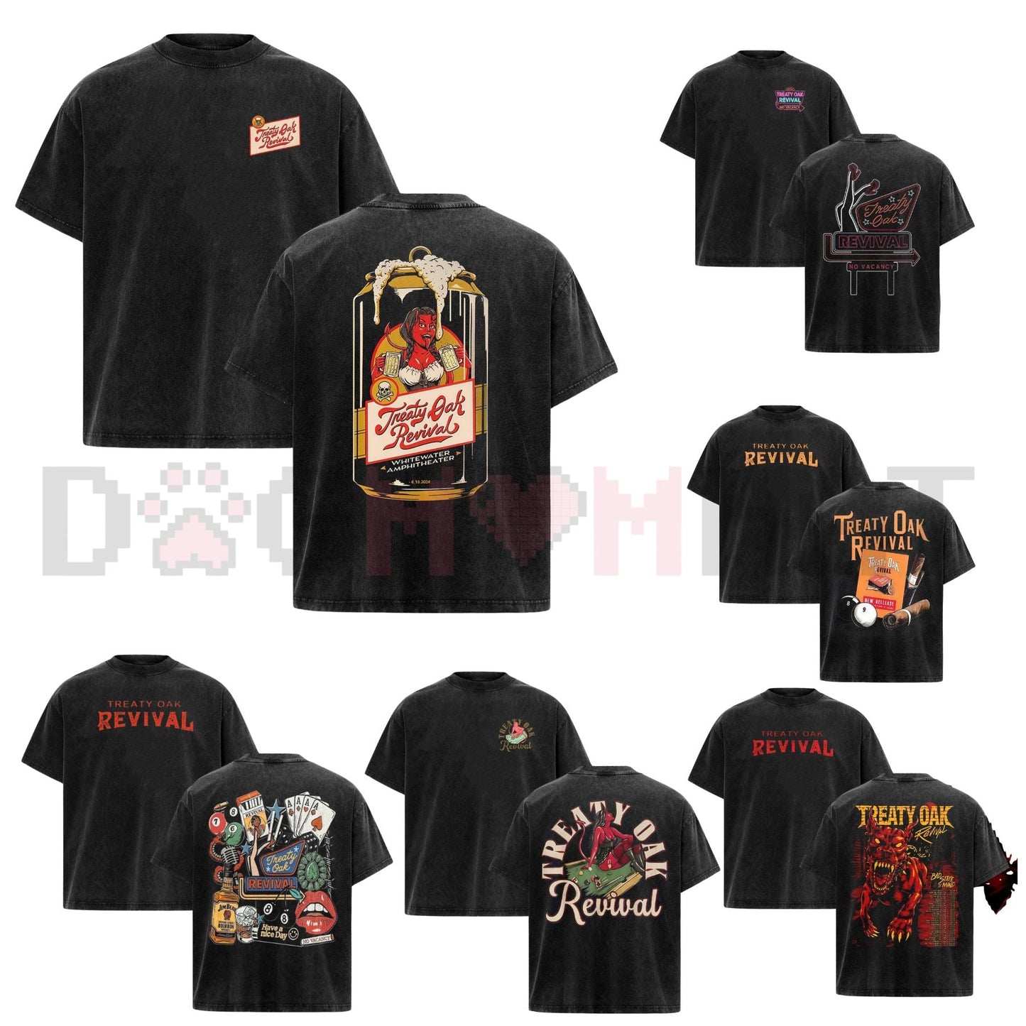 Treaty Oak Revival Retro Band Graphic T-Shirt